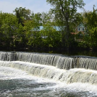 Visit the beautiful waterfalls - located at the heart of downtown right between the local school and country club. 